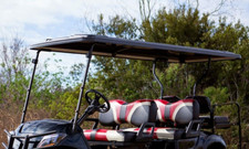 EZGO Club Car Yamaha Golf Cart Extended 6 Passenger Limo 120" Roof Top Black