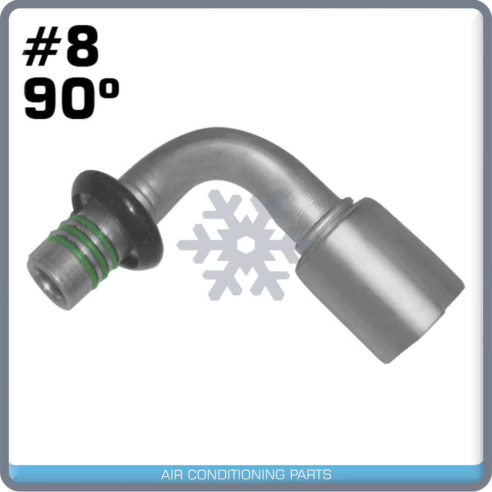 FORD SPRINGLOCK QUICK DISCONNECT FITTINGS,90 DEGREE CRIMP ON BEADLOCK