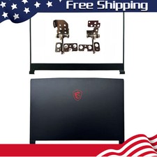 Back Cover Bezel Hinges For MSI GF65 Thin 9SD 9SE MS-16W1 MS-16W2 Top Black US