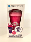 NEW Sealed Pink Chill Factor Slushy Maker 16.9oz