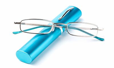 SilverBlue Readers Aluminium Hard Case Compact Slim Reading Glasses 
