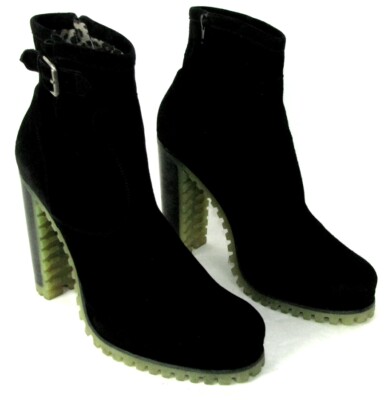 FREE LANCE Stiefletten LERY 7 ZIP BOOT Leder Wildleder Schwarz 40 Top Zustand