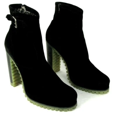 FREE LANCE Stiefletten LERY 7 ZIP BOOT Leder Wildleder Schwarz 40 Top Zustand - Bild 1 von 4