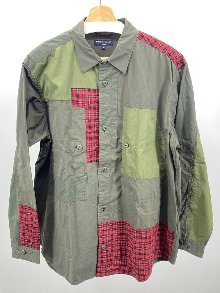 Comme Des Garcons Homme AD23 Patchwork Shirt size M new without