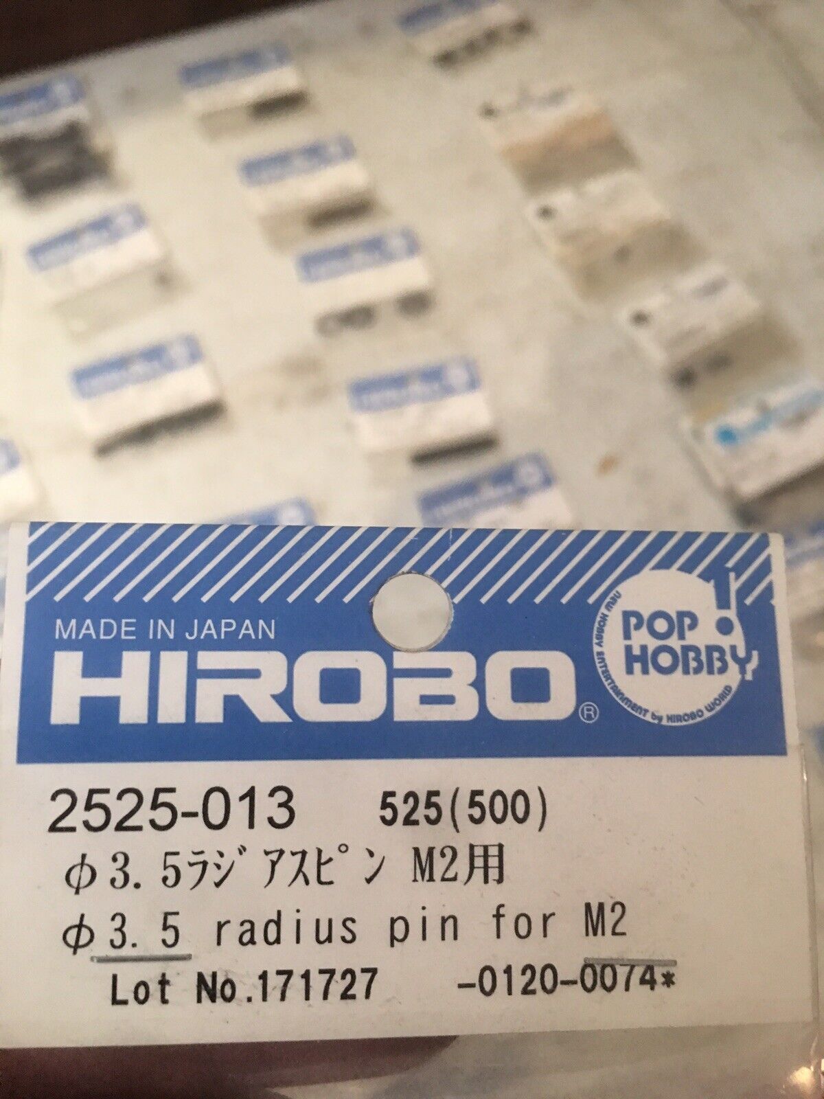 HIROBO 2525-013 D3.5 RADIUS PIN FOR M2 #2525013 HELICOPTER PARTS