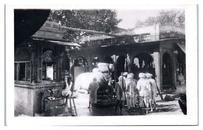 RPPC Shri Kashi Vishwanath Temple Well of Knowledge Varanasi India 1910 Postcard