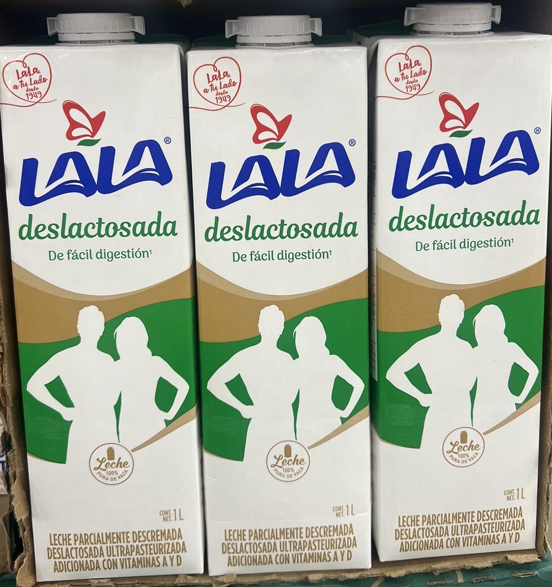 Leche LALA Deslactosada Mexican Brand Lala Lactose Free Milk