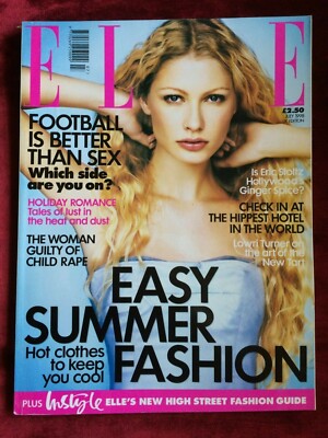 ELLE UK July-1998 Kirsty Hume Eric Stoltz Chandra North Johnny Galecki Mathilde