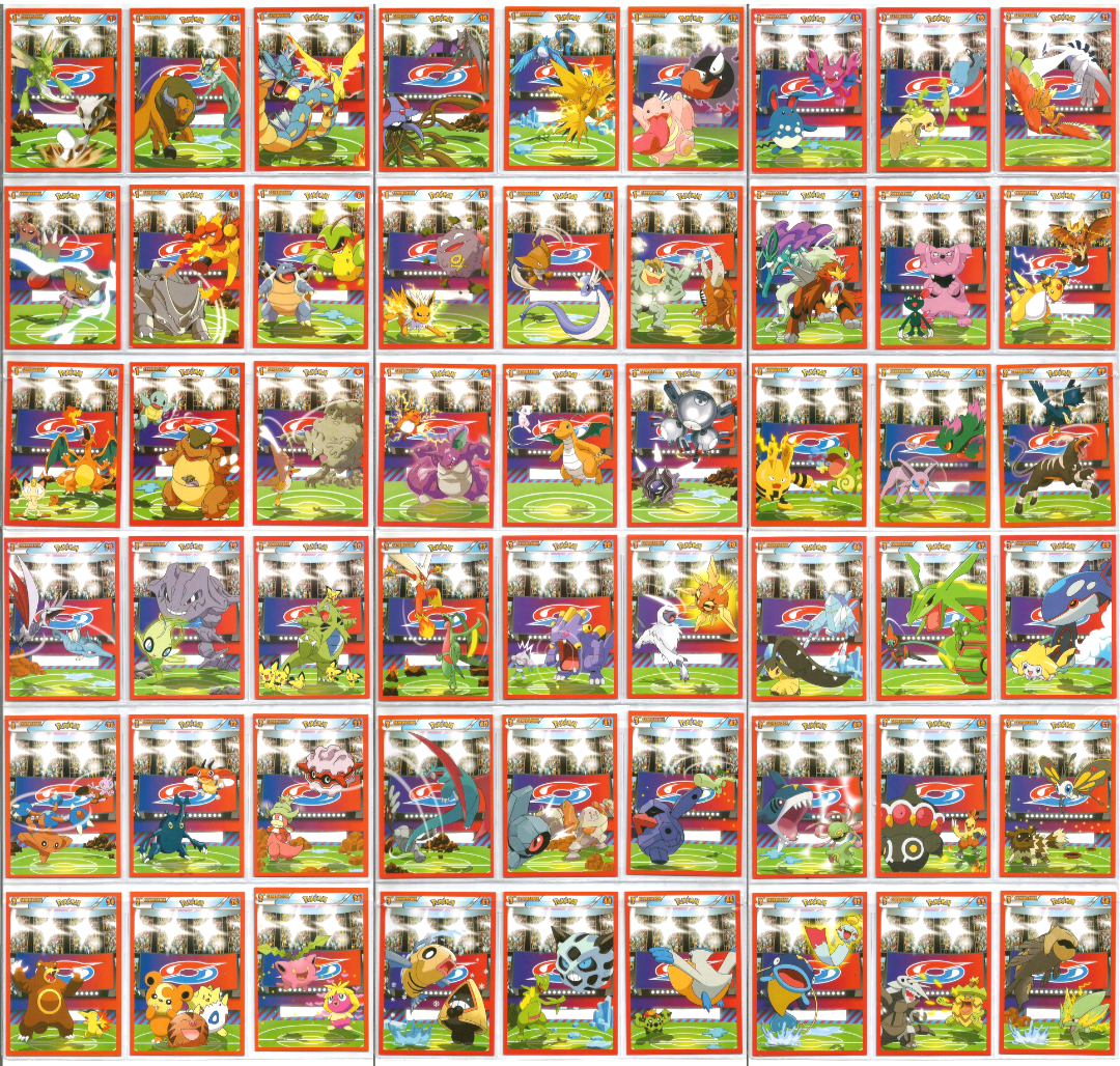 CARD POKEMON POKEDEX PUZZLE EF Full Set 54/54 2022 PERU TCG Mewtwo