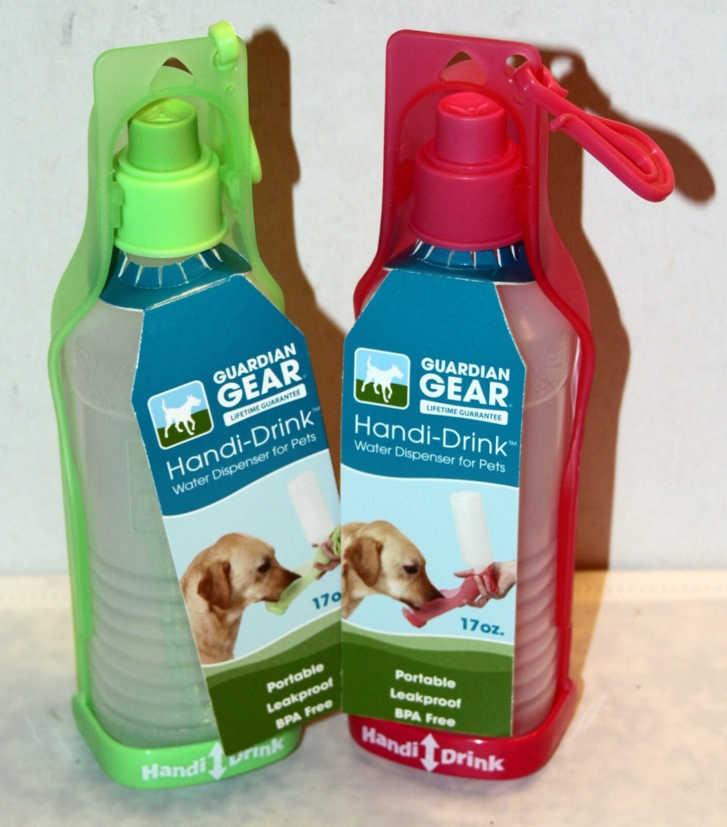 Guardian Dog Water Bottles, Drink Portable Water Dispenser 17oz