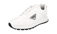 Prada Nylon Prax Collision Thunder Sneaker - 4E3567 - Weiss - Neu - 9 43