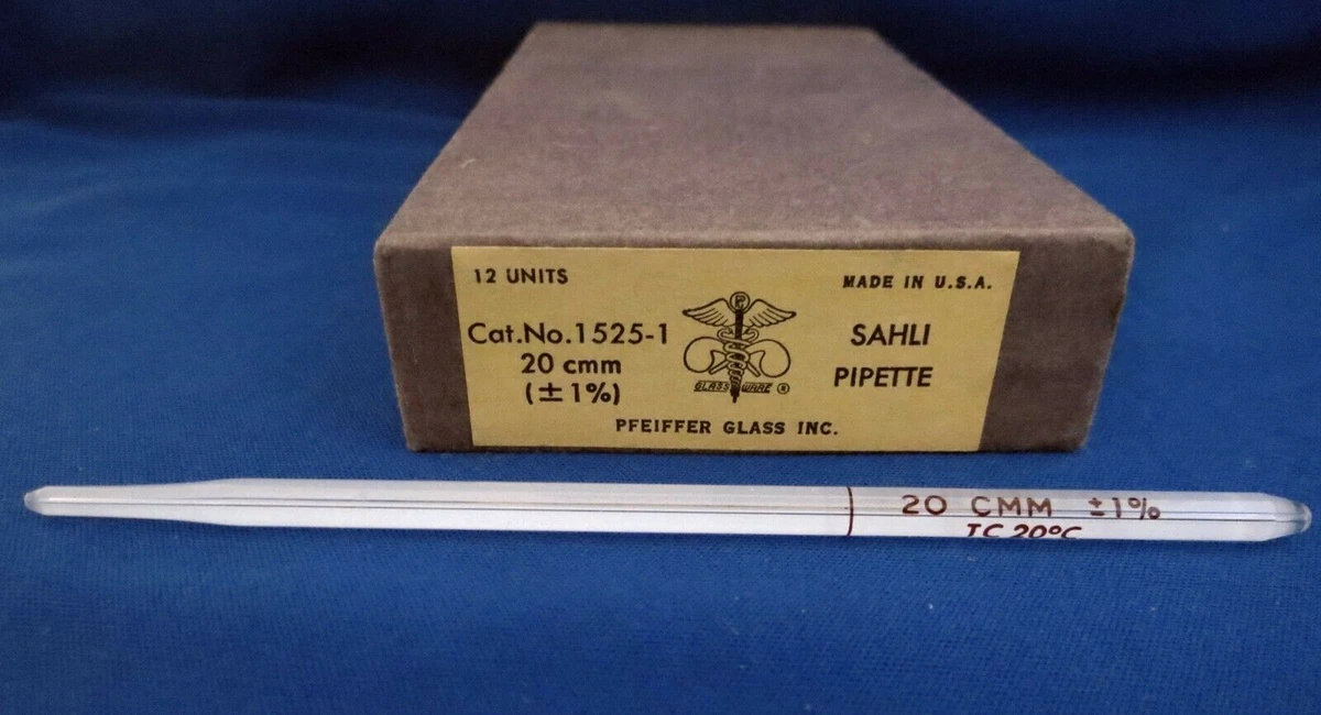 Sahli Pipette
