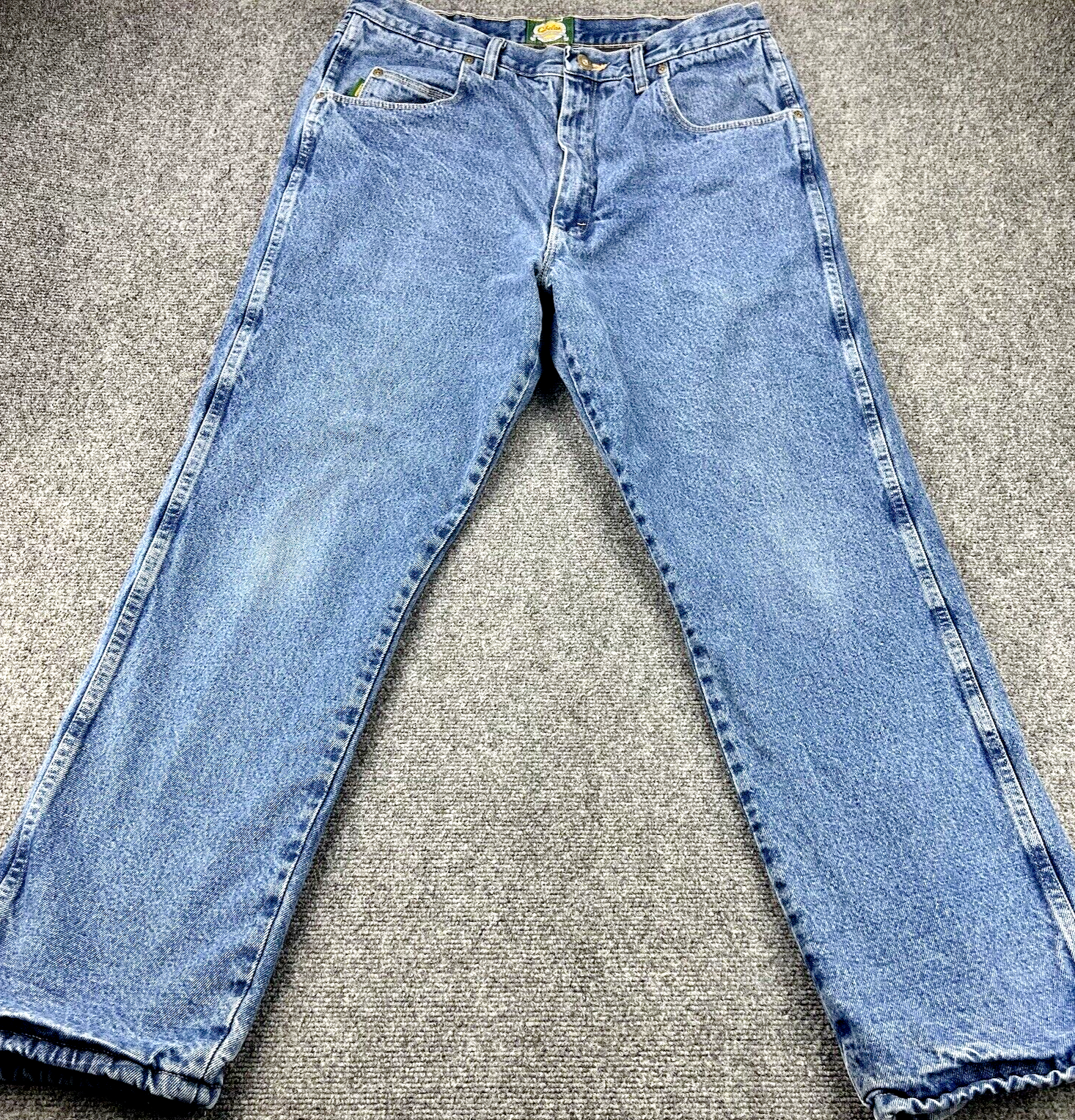 Cabelas Jeans Mens 38x34 Regular Straight Fleece Lined Outdoor Hiking Denim