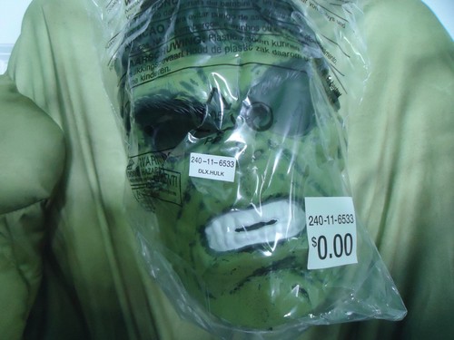 NEW Child size Large 12-14 The Hulk from Avengers 2 Piece Padded Costume - Picture 3 of 3