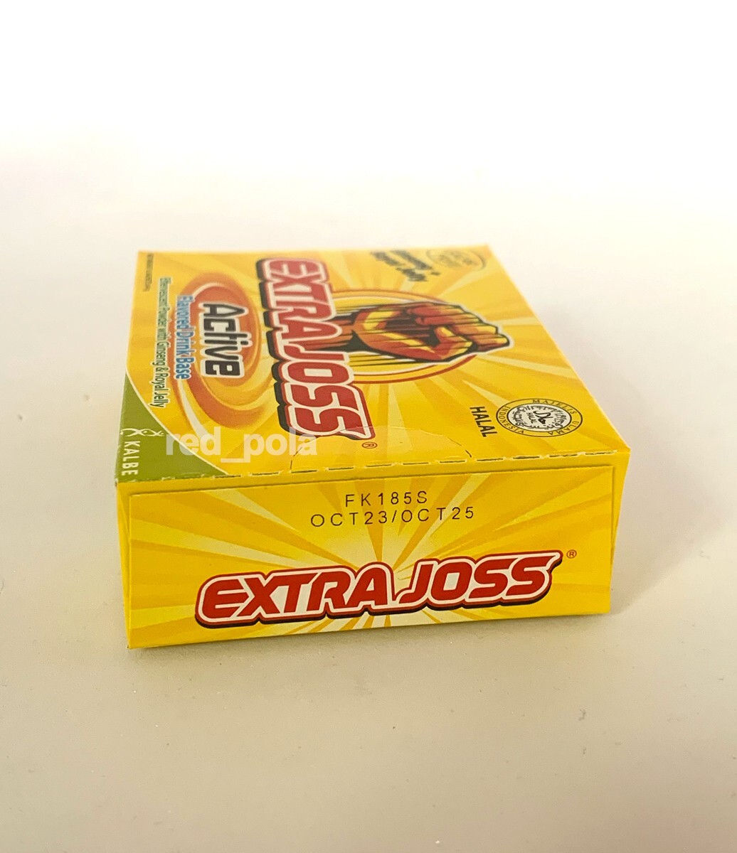 EXTRA JOSS Active Flavour - Boisson énergisante En Poudre 10 Sachets, Au Ginseng & Gelée Royale