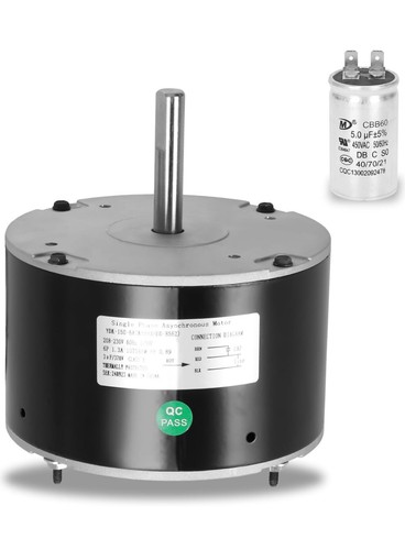 2025 Upgrade K55HXHDD-8562 Condenser Fan Motor 1/5 Hp 1075 RPM,K55hxpss-7298, K5