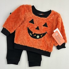 Baby Starters Newborn Baby Boy Girl First Halloween Pumpkin Costume Outfit Set