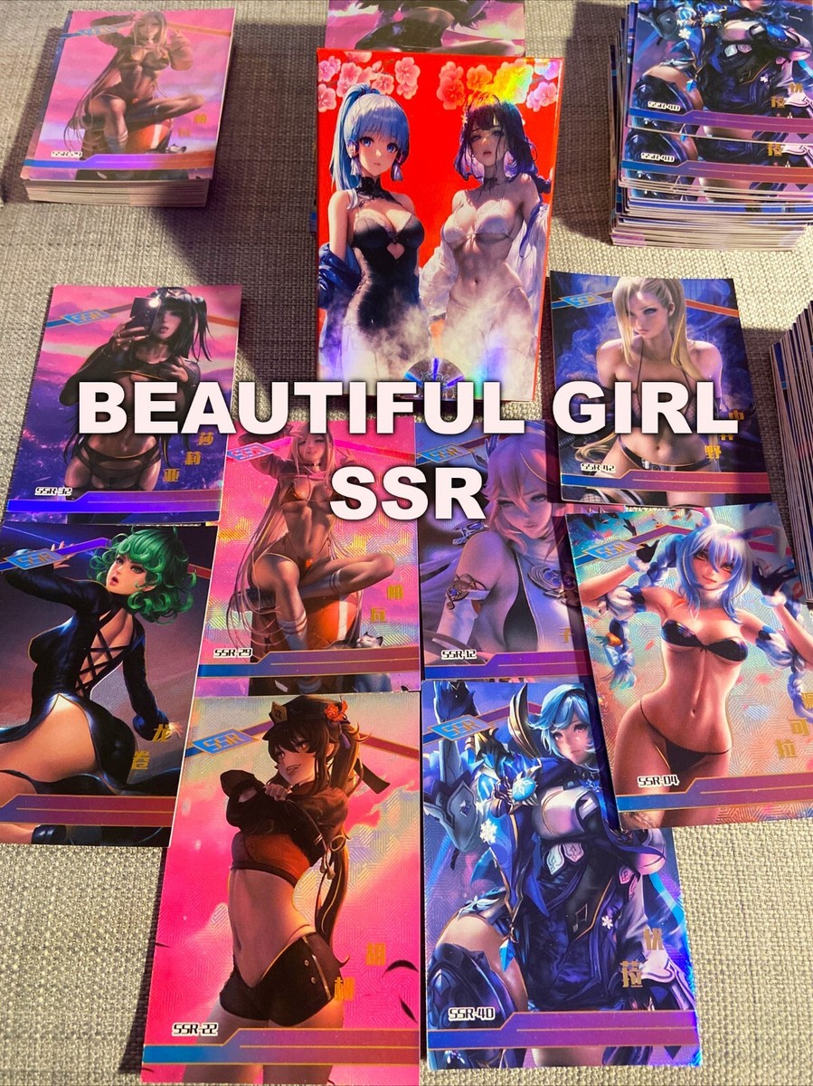 NEW Beautiful Girl Set CHOOSE YOUR SSR - Sexy Anime Waifu TCG