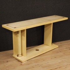Console italiana mobile legno ottone stile antico tavolo salotto intarsio 900