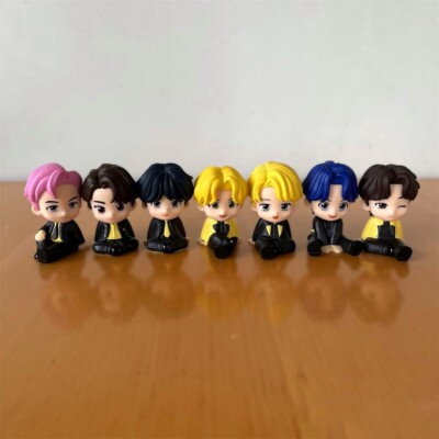 BTS TinyTAN Official Figure Set of 7 Butter Japan Limited BANDAI