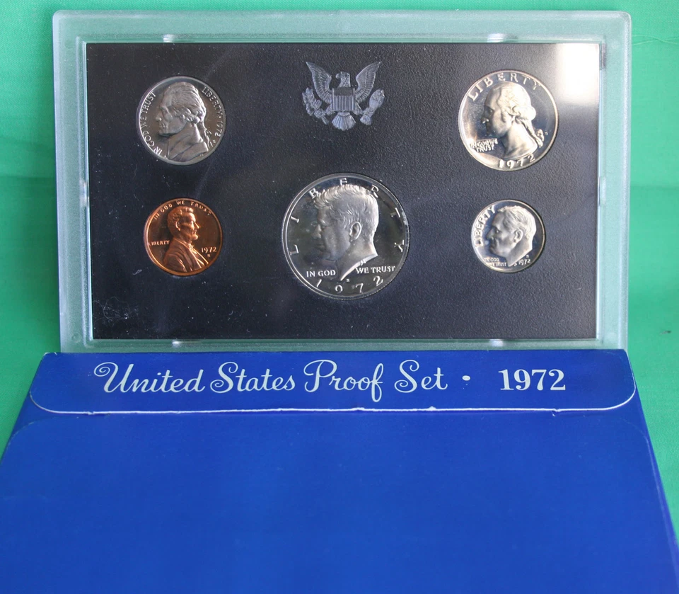 1970 - 1979 TEN Annual United States Mint Proof Sets 57 Coins Lot of 10 Complete - Image 4 of 4