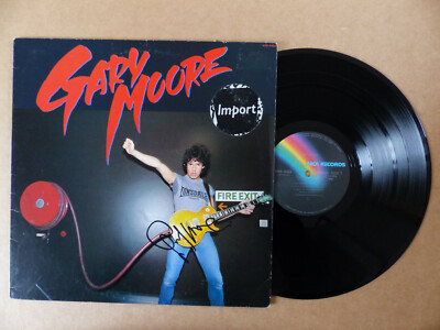 GARY MOORE signed Autogramm signiert auf ''SAME'' Vinyl Schallplatte LP