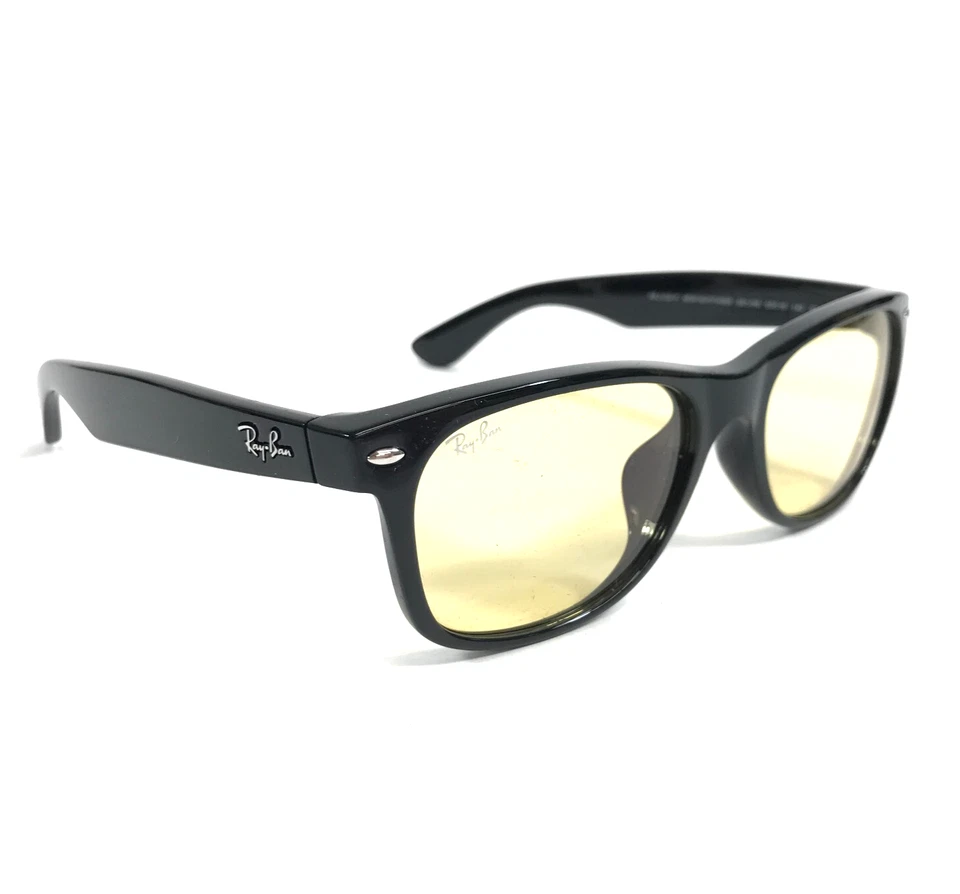 Ray-Ban Sunglasses RB2132-F NEW WAYFARER 601/R6 Asian Fit w Yellow Night Driving - Image 3 of 4