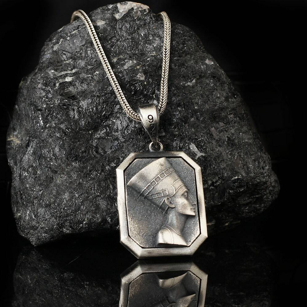 Buy Handmade Sterling Silver Nefertiti 