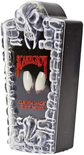 Halloween Scarecrow Vampire Blood Tipped Fangs