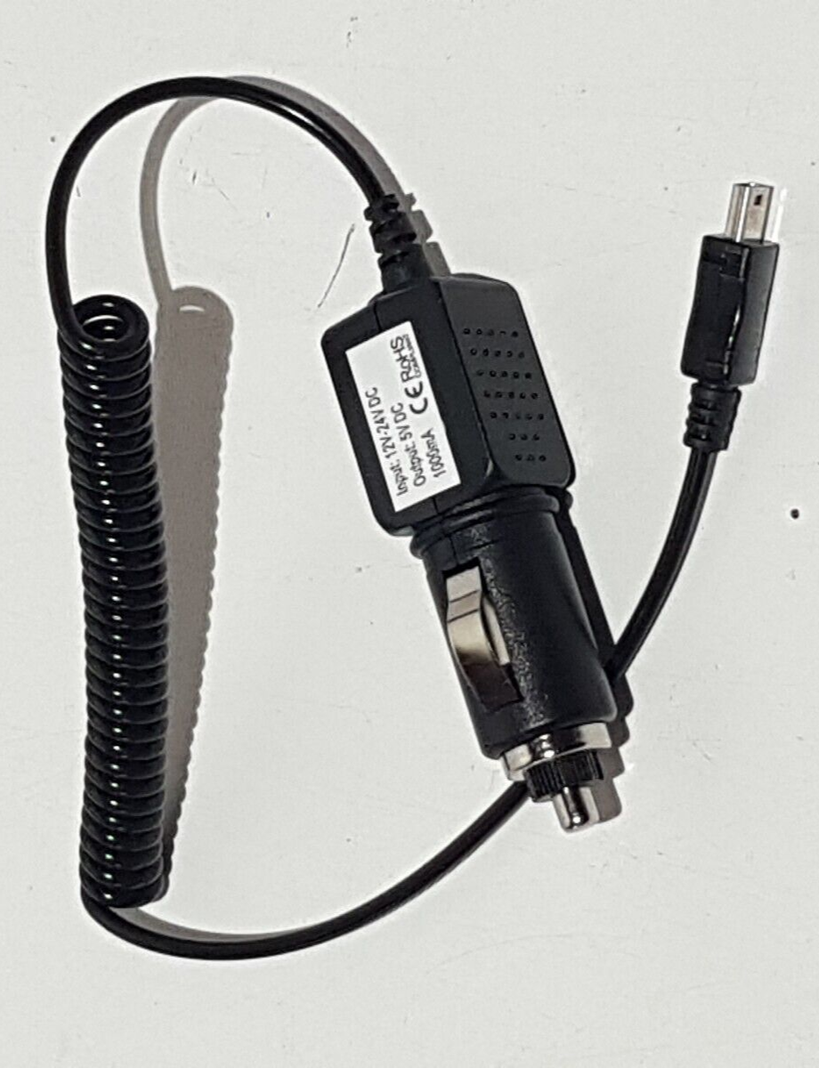Rockland F82126 Rockland Car Charger USB To Mini USB Sat Nav TomTom RAC