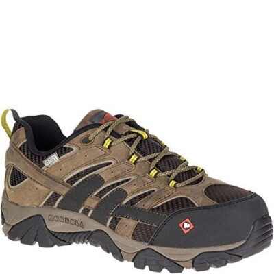 Merrell Mens Moab 2 Vent WTPF CT Hiking Shoes, J15773, Boulder, Size 8.5M