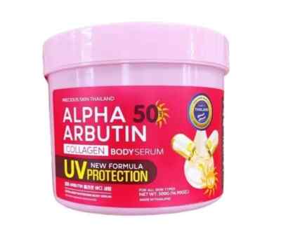 500g Original ALPHA ARBUTIN Body Whitening Cream SPF50++ UVProection NEU 11/2026