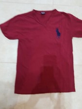 Lotto 1840 Maglietta T-shirt bambino ragazzo polo RALPH LAUREN Rossa tg.M
