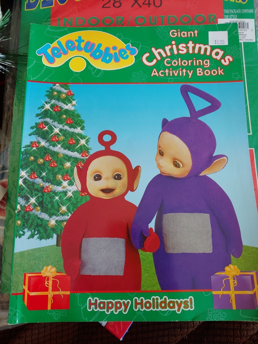 Super Rare 1999 Teletubbies Christmas Coloring Book | eBay