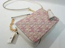 Bolso/bolso de hombro Michael Kors 32H1GJ6M2I Jet Set mediano para cámara rosa ahumada multi