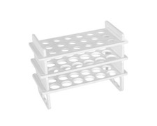 Eisco Labs Polypropylene Test Tube Rack - Holds 18x 15mm Tubes