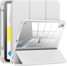 Case Fit iPad 10.9 2022, Full Crystal Clear iPad 10 Gen-Silver 10th Generation