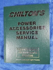 Chilton's 1995 Power Accessories Service Manual Import Cars &    Super Condition