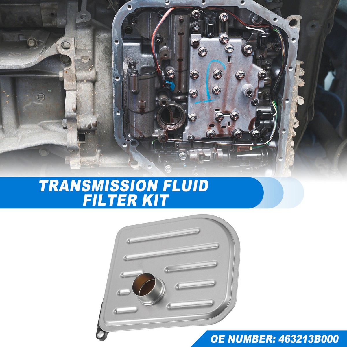 A6LF1 A6LF2 Car Transmission Fluid Filter Oil Pan Fit for Hyundai