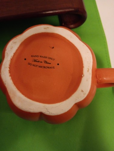 Pumpkin Mug Fall Planter Cup Set Of 2 - Picture 7 of 7