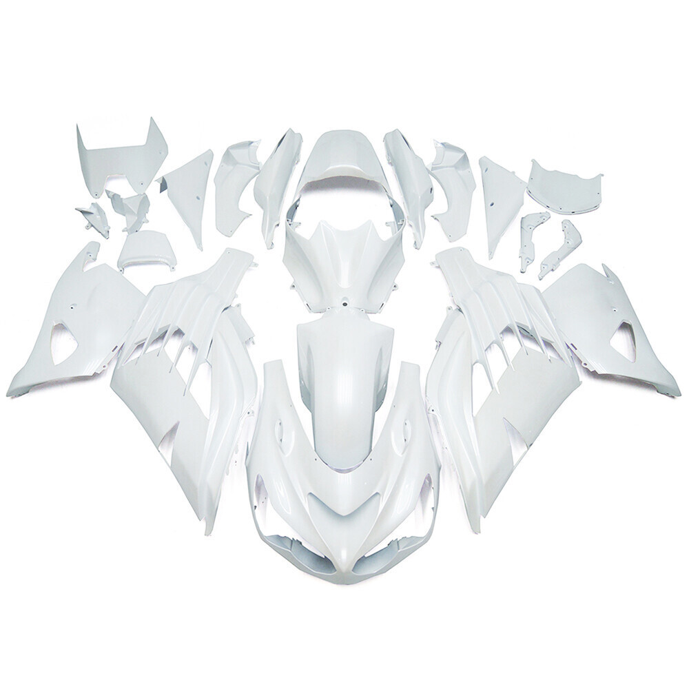 AYM ホワイト Pearl White Injection Fairing Kit for Kawasaki ZX-14R ZX14R