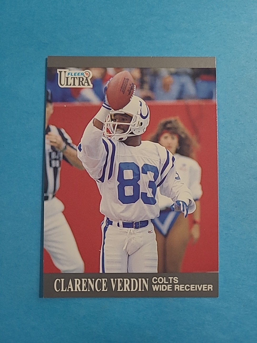 CLARENCE VERDIN 1991 FLEER ULTRA FOOTBALL CARD # 63 H8724