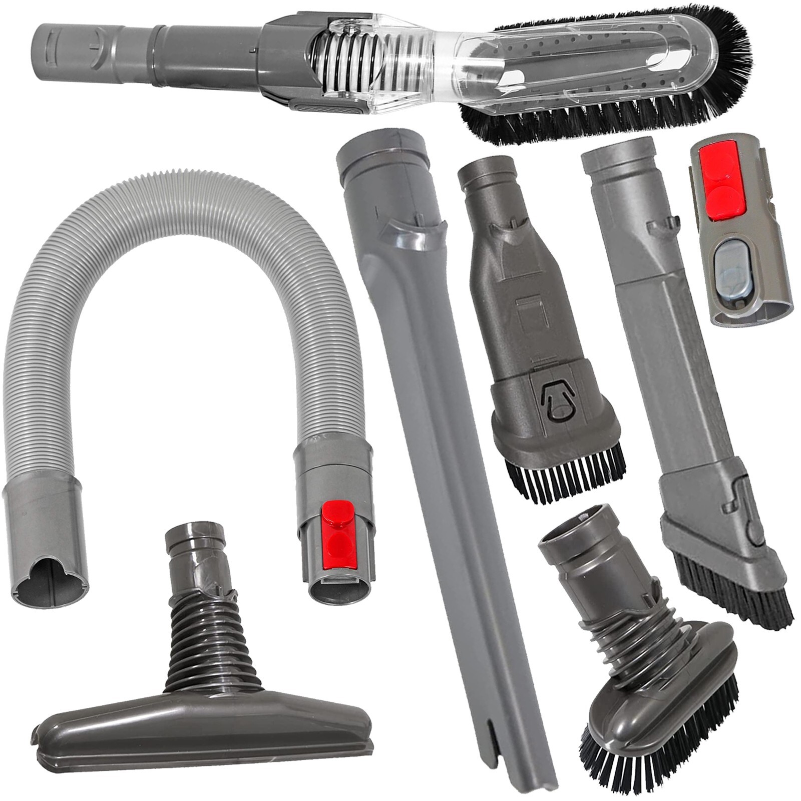 Tool Kit for DYSON V7 V8 V10 V11 V15 SV10 SV11 Vacuum Brush Crevice Tools Hose