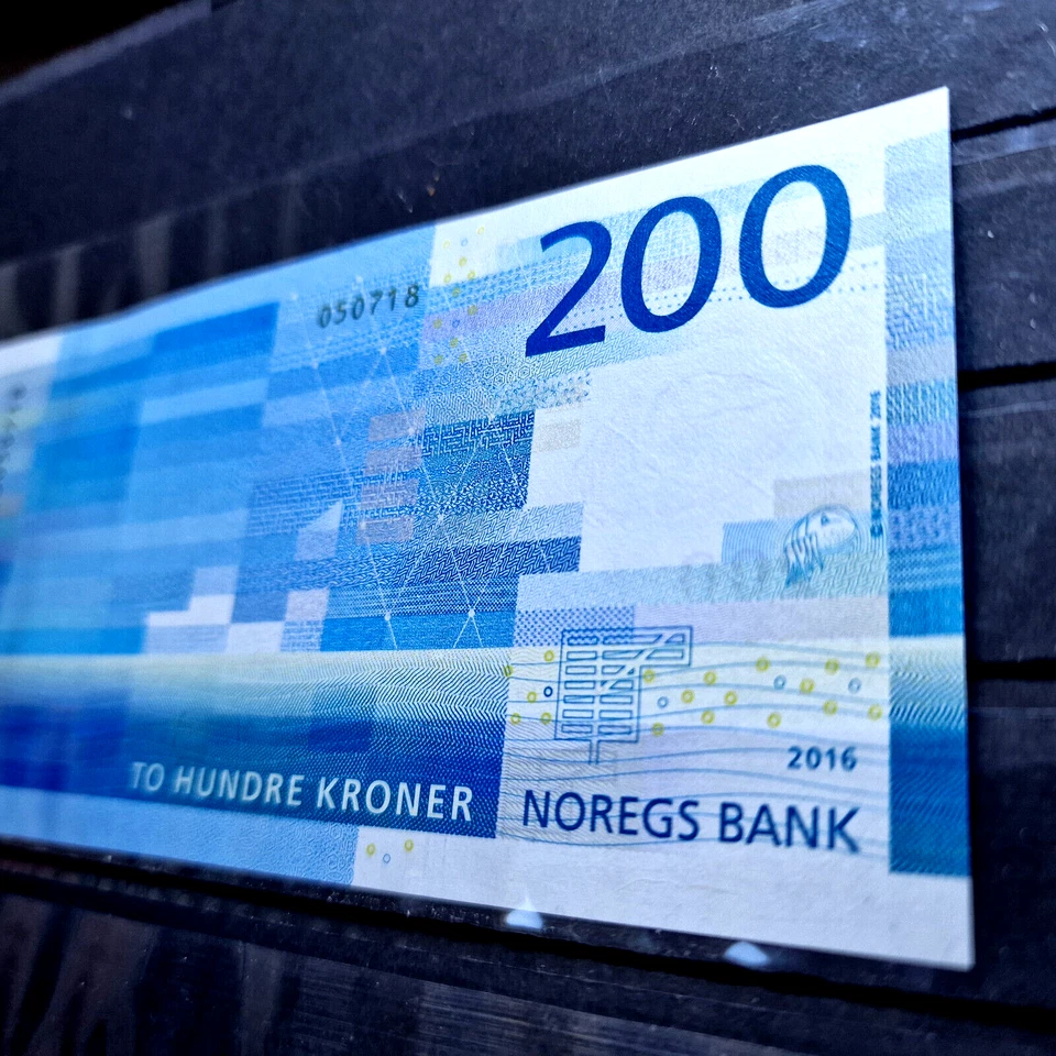 Norway 2016 Koner Banknote - Fish - 100% UNC Bone - 200 Krones Money - Image 2 of 4