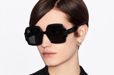 Dior Signature Square Authentic Oversize Black Sunglasses Full inclusion DIOR Signature S14I 64mm Oversize Square Sunglasses | Nordstrom main image 4