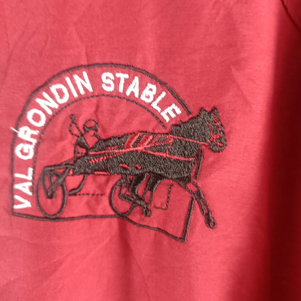 OnTour Mens Vintage 1/4 Zip Pullover Jacket Size L Red  - Image 2 of 4