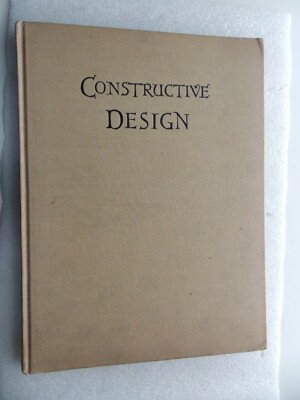 Constructive Design by Burl N Osburn (HC 1948) design proportion design elements