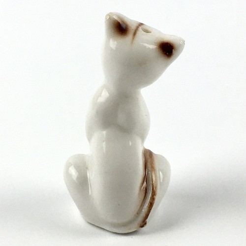 SIAMESE CAT SALT & PEPPER SHAKERS BONE CHINA VINTAGE WITH STOPPERS - Picture 4 of 10