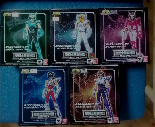 Saint Seiya Myth Cloth EX New Bronze Cloth Figure 5 Set Pegasus Cygnus Shiryu