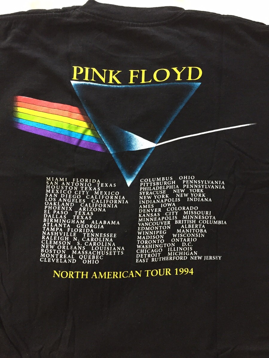 Pink Floyd Tシャツ NORTH AMERICAN TOUR 1994 Pink Floyd North American 1994 Tour Vintage Tee – Junk Food